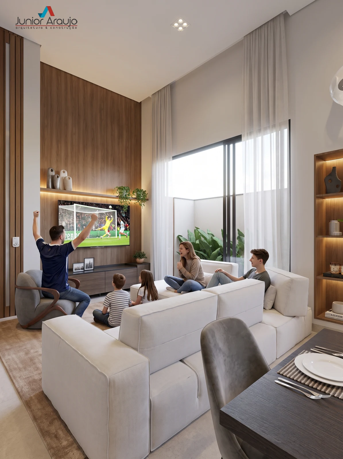 Visualização arquitetônica de interiores — CAMILA E ANDREIA 15