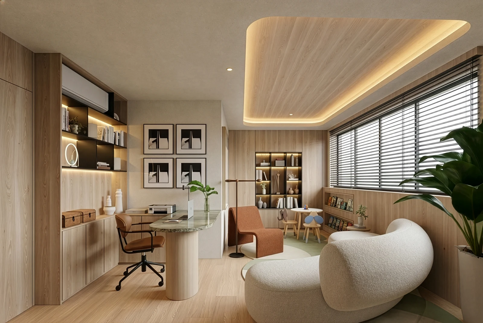 Visualização arquitetônica de interiores — CONSULTORIO 2