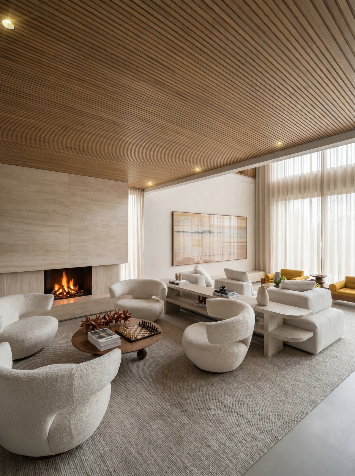 Visualização arquitetônica de interiores — LIVING 3b