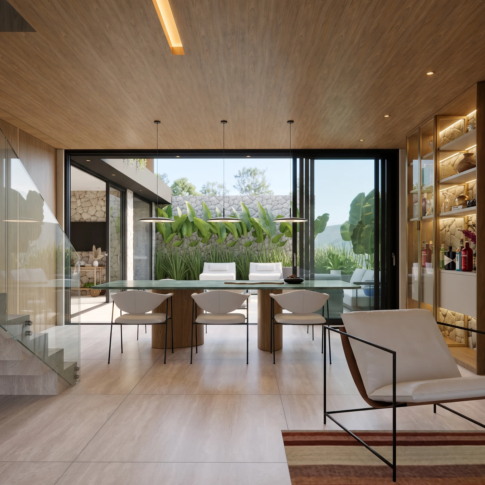 Visualização arquitetônica de interiores — LUCIANO LIVING 1