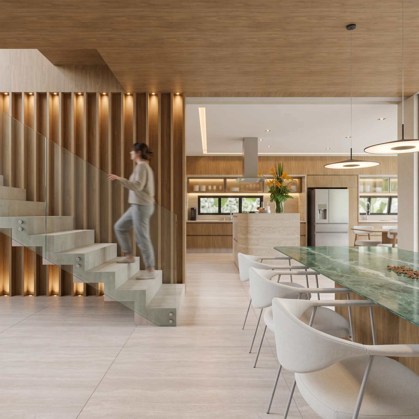 Visualização arquitetônica de interiores — LUCIANO LIVING 3