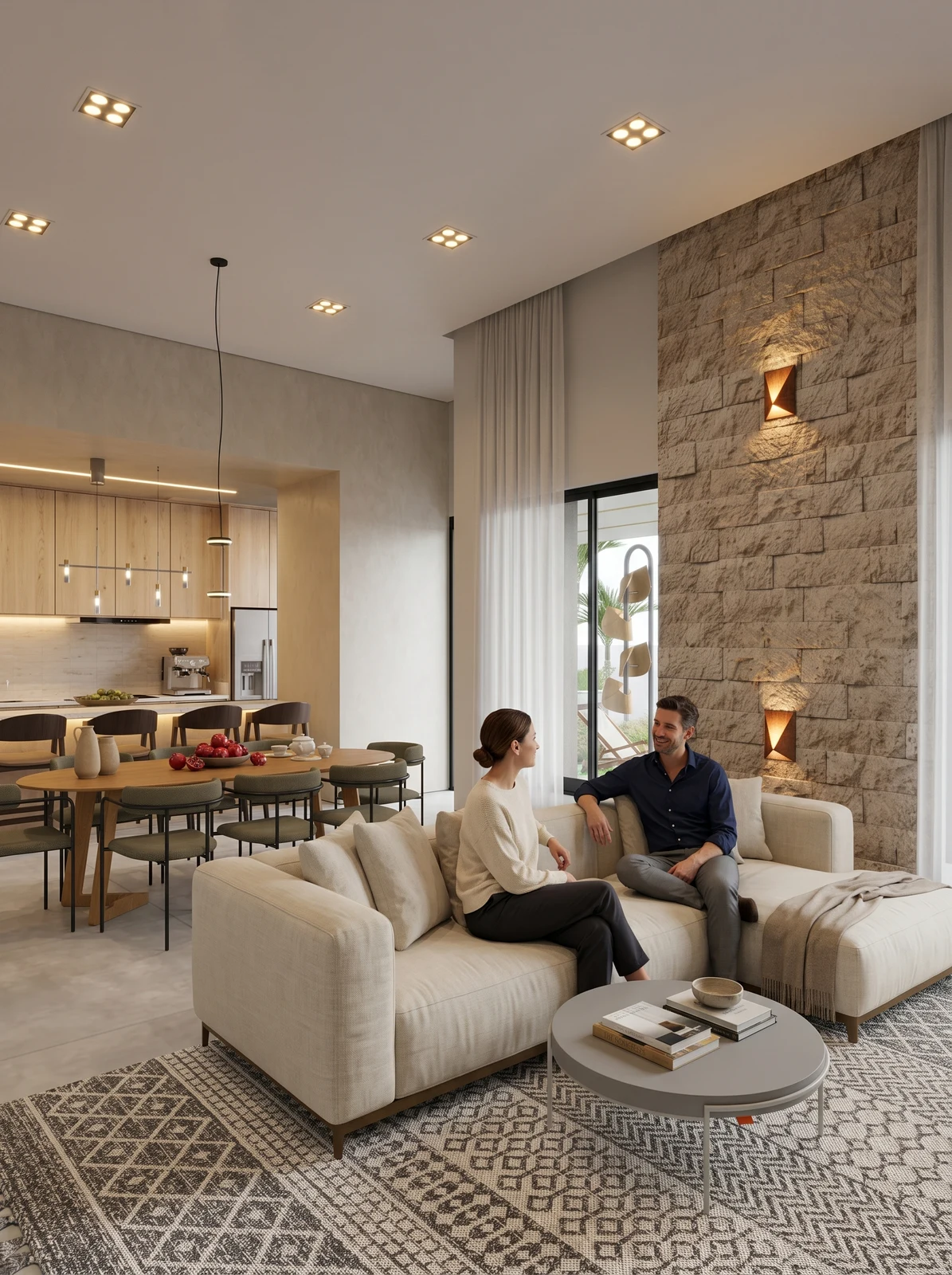 Visualização arquitetônica de interiores — MERCEDEZ 7