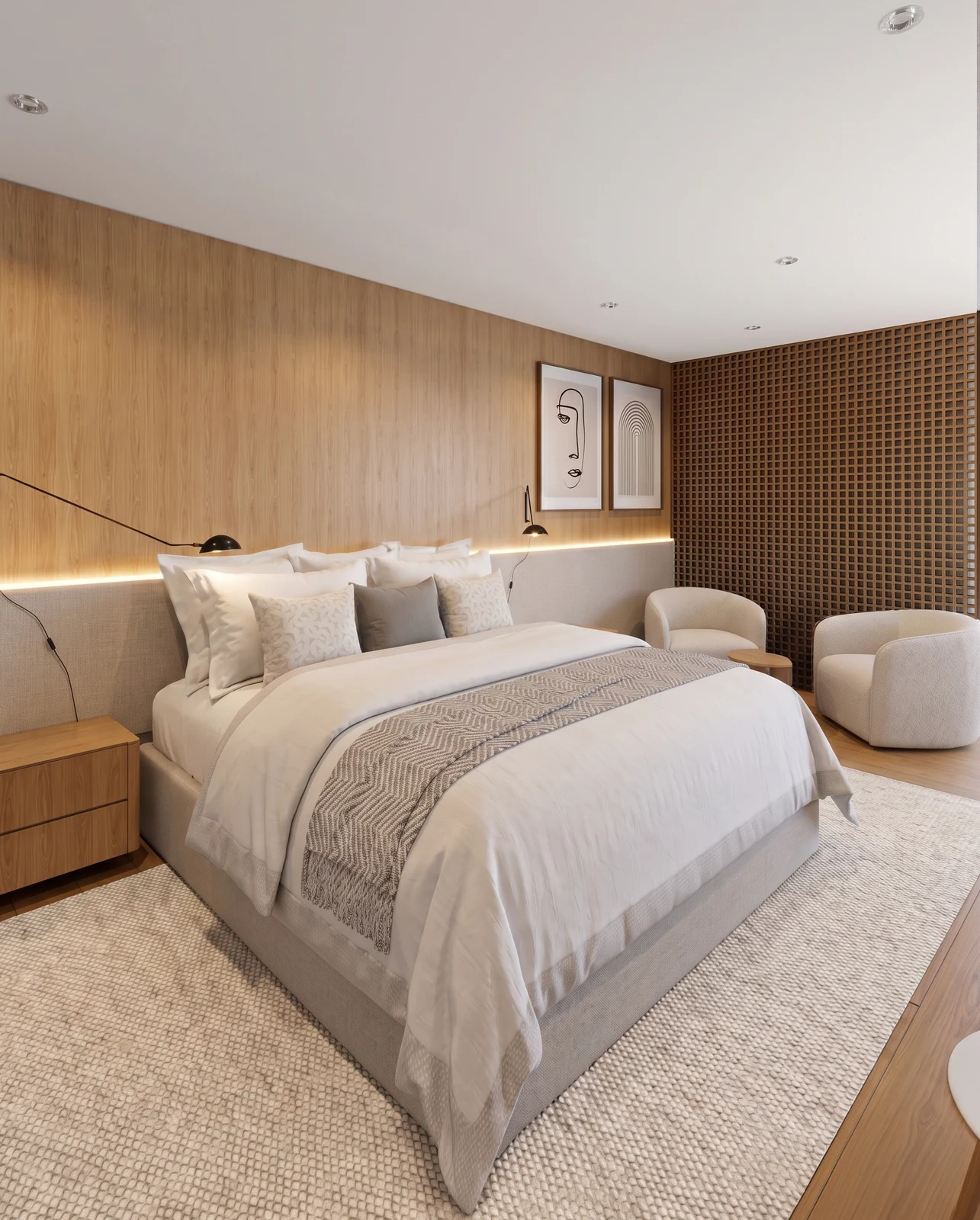 Visualização arquitetônica de interiores — SUITE MASTER 2