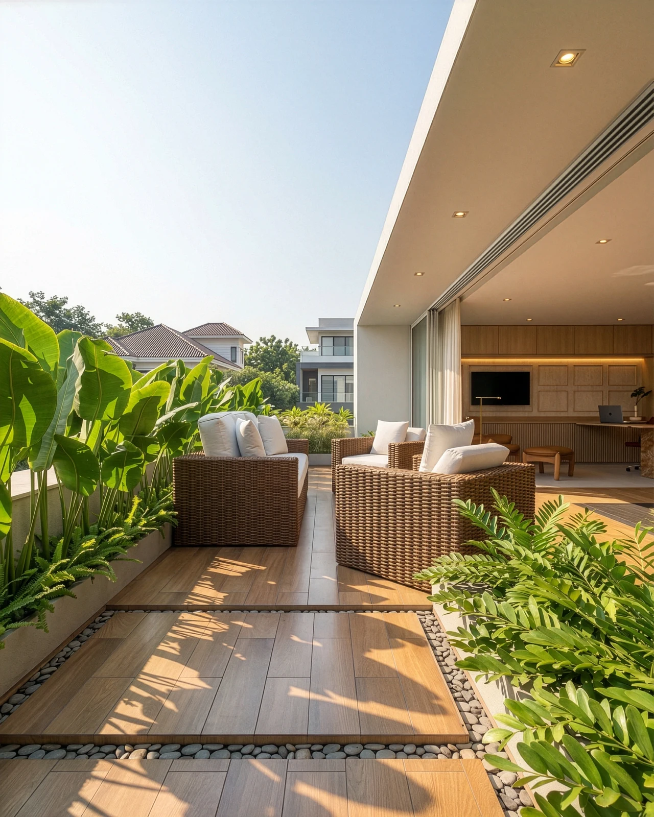 Visualização arquitetônica de exteriores — TERRAÇO 1