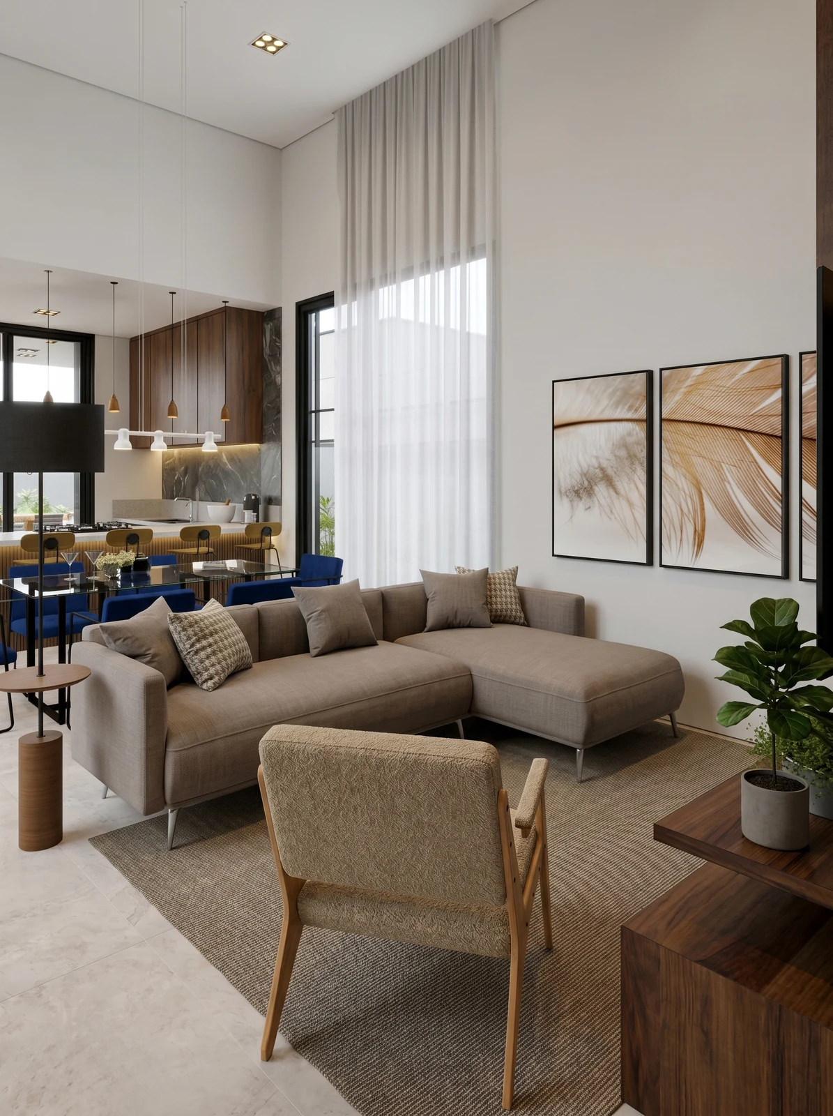 Visualização arquitetônica de interiores — VIVIANE 13